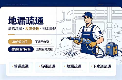 仪征地漏疏通